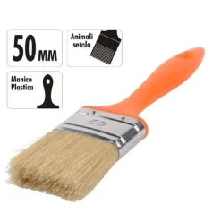 PENNELLO 50 MM PENNELLESSA CON MANICO IN PLASTICA PER PITTURA VERNICIARE 90256