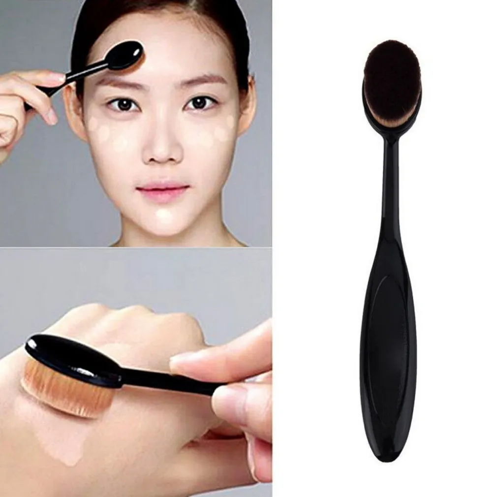 PENNELLO OVALE SPAZZOLA CURVE VISO PROFESSIONALE FARD FONDOTINTA CORRETTORE