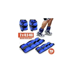 PESI CAVIGLIE POLSI CAVIGLIERA SPORT ARTI MARZIALI FITNESS CAVIGLIERE PESO 1 KG