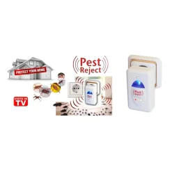 PEST REJECT SCACCIA INSETTI RODITORI MOSCHE ZANZARE RAGNI TOPI AD ULTRASUONI