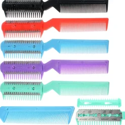 PETTINE + RASOIO CON 2 LAME DISTRICANTE SPAZZOLA PER ANIMALI CANE GATTO PELO