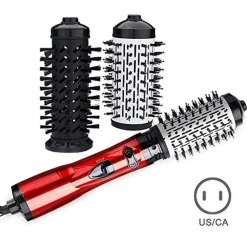 PETTINE ARRICCIACAPELLI ELETTRICO ROTANTE 2IN1 ASCIUGACAPELLI SPAZZOLA 3 LIVELLI