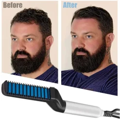 PETTINE ELETTRICO SPAZZOLA PER CAPELLI PROFESSIONALE LISCI E RICCI MULTIFUNZIONE