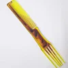 PETTINE FORCHETTA MARRONE PER CAPELLI PROFESSIONALE CODA SPAZZOLA PARRUCCHIERE
