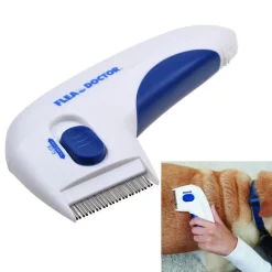 PETTINE SPAZZOLA ELETTRICA PERFETTO PER PELO GATTO CANE ANTIPULCI BATTERIE