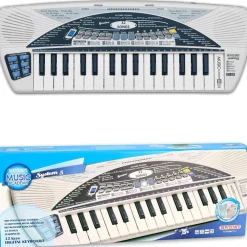PIANOLA MULTIFUNZIONE 32 NOTE TASTIERA CON 5 TONI 5 RITMI 6 DEMO E ATTACCO MP3