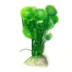 PIANTA 10 CM PIANTINA ARTIFICIALE PER ACQUARIO PIANTE FINTE PLASTICA COLOR VERDE