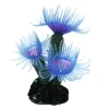 PIANTA CORALLO ARTIFICIALE FINTO PER DECORAZIONE ACQUARIO BLU VIOLA VASCA PESCI