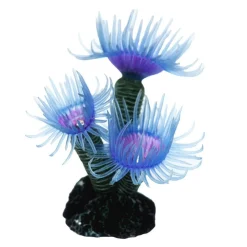 PIANTA CORALLO ARTIFICIALE FINTO PER DECORAZIONE ACQUARIO BLU VIOLA VASCA PESCI