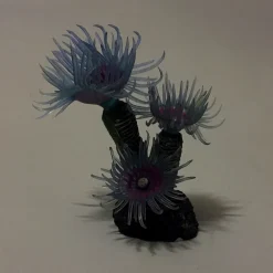 PIANTA CORALLO ARTIFICIALE FINTO PER DECORAZIONE ACQUARIO BLU VIOLA VASCA PESCI