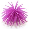 PIANTA FINTA CORALLO SILICONE COLOR VIOLA ARTIFICIALE PER DECORAZIONI ACQUARIO