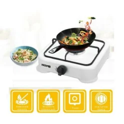 PIASTRA A GAS SINGOLA FORNELLETTO IN ACCIAIO FORNELLO 1 FUOCO PER CAMPEGGIO