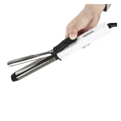 PIASTRA ARRICCIACAPELLI PROFESSIONALE RIVESTITO IN CERAMICA DISPLAY LCD VGR V525