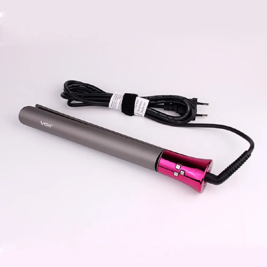 PIASTRA CAPELLI LISCI PROFESSIONALE RIVESTIMENTO IN CERAMICA DIPLAY LCD VGR V575