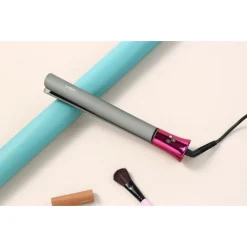 PIASTRA CAPELLI LISCI PROFESSIONALE RIVESTIMENTO IN CERAMICA DIPLAY LCD VGR V575