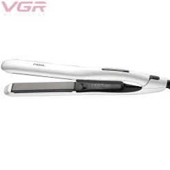 PIASTRA CAPELLI LISCI 50W PROFESSIONALE RIVESTITA IN CERAMICA DISPLAY LCD V-552