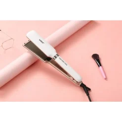 PIASTRA CAPELLI PROFESSIONALE LARGA 42MM RIVESTITA IN CERAMICA DISPLAY LCD V-520