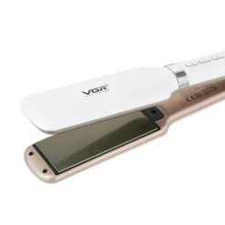 PIASTRA CAPELLI PROFESSIONALE LARGA 42MM RIVESTITA IN CERAMICA DISPLAY LCD V-520