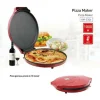 PIASTRA ELETTRICA CUOCI PIZZA 850/1000WATT DOPPIO RISCALDAMENTO CUOCE IN 15 MIN.