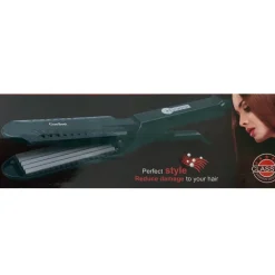 PIASTRA ELETTRICA EFFETTO FRISE' SPAZZOLA PER CAPELLI 45W 220° T-1167