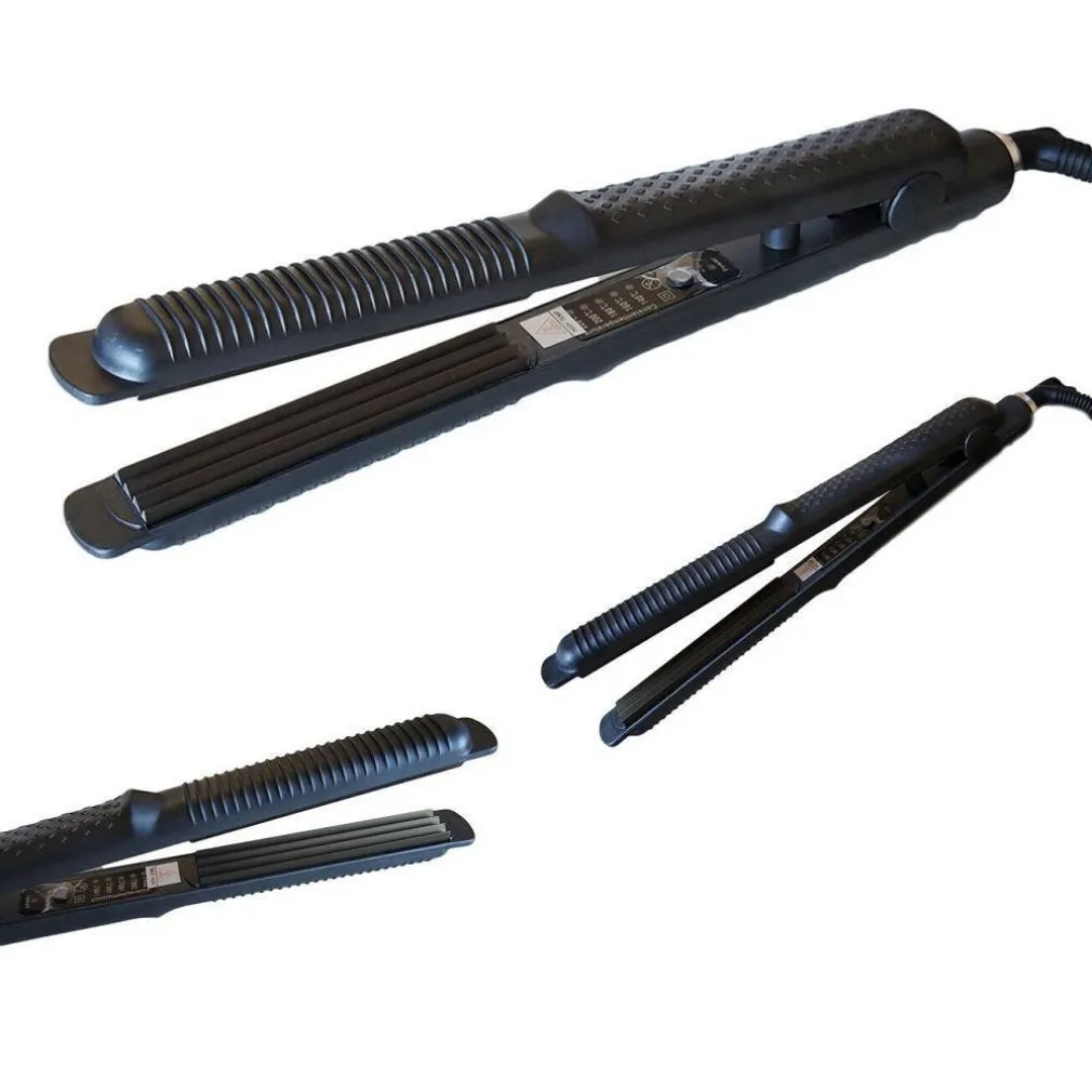 PIASTRA ELETTRICA EFFETTO FRISE' SPAZZOLA PER CAPELLI 45 W 220° HLW-820