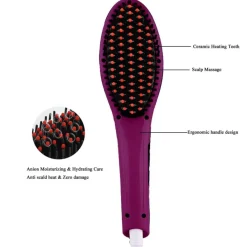 PIASTRA ELETTRICA IONICA LCD SNODA LISCIA CAPELLI SPAZZOLA TEMPERATURA 908