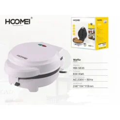 PIASTRA ELETTRICA MACCHINA PER CIALDA WAFFLE 830 WATT ANTIADERENTE WAFFEL WAFER
