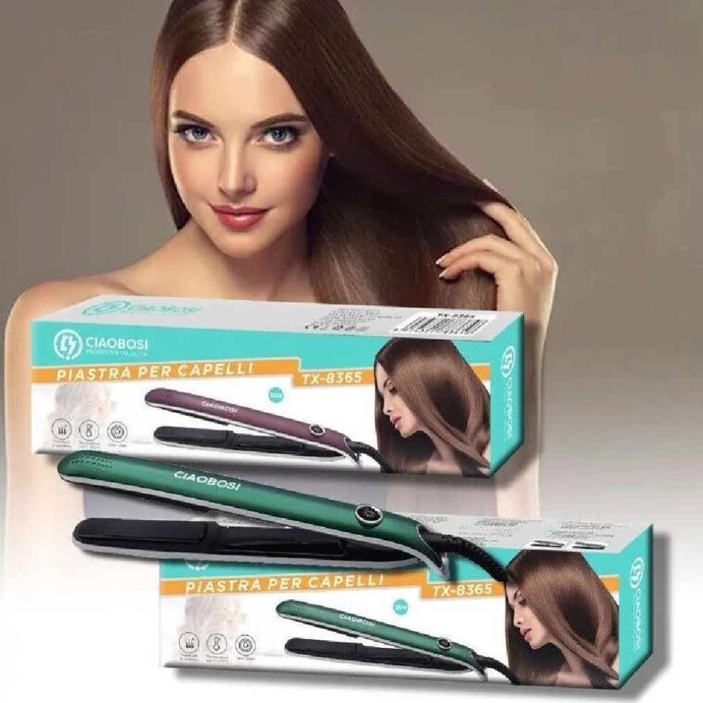 PIASTRA ELETTRICA PER CAPELLI LISCI FERRO ONDULATI 35 WATT CERAMICA PTC TX-8365