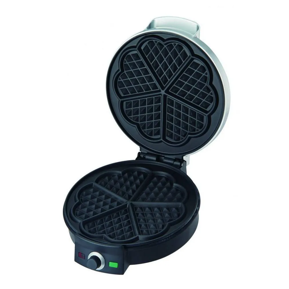 PIASTRA ELETTRICA PER WAFFLE ANTIADERENTE 1000W WAFFEL CIALDE CREPES KS-506