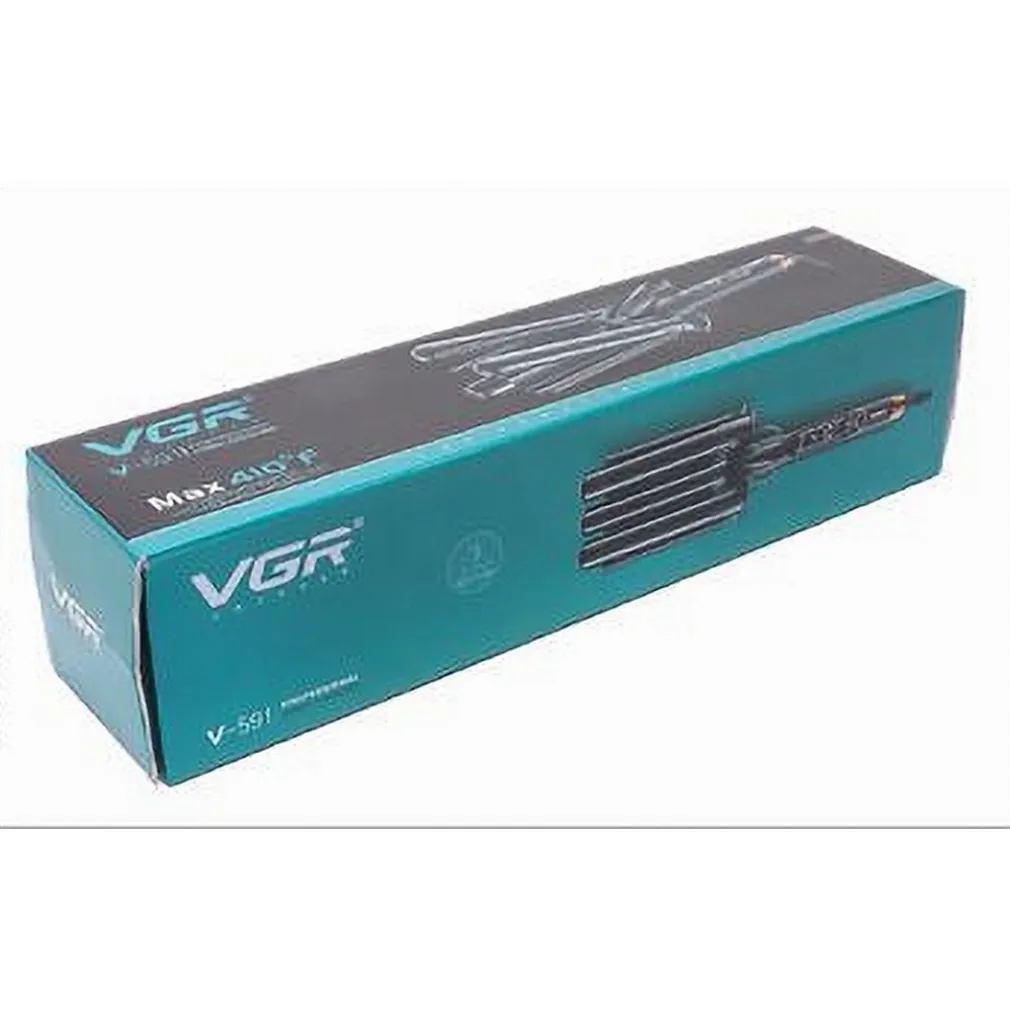 PIASTRA FERRO ARRICCIACAPELLI PROFESSIONALE A 3 CILINDRI ONDE DISPLAY LED V-591