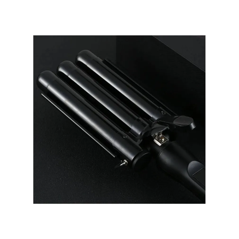 PIASTRA FERRO ARRICCIACAPELLI PROFESSIONALE A 3 CILINDRI ONDE DISPLAY LED V-591