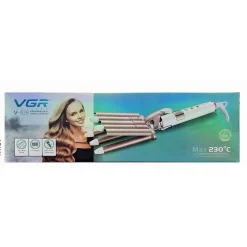 PIASTRA FERRO ARRICCIACAPELLI PROFESSIONALE CON 5 ONDE DA 18 MM MAX 230°C V-528