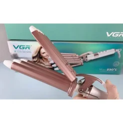 PIASTRA FERRO ARRICCIACAPELLI PROFESSIONALE CON 5 ONDE DA 18 MM MAX 230°C V-528