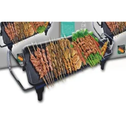 PIASTRA GRIGLIA ELETTRICA POTENZA 1400W CUCINA CON 2 PIASTRE DI COTTURA TX-9995