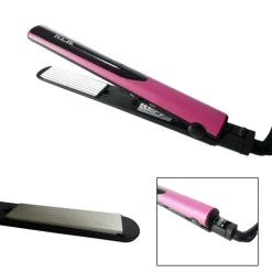 PIASTRA IN TORMALINA PER CAPELLI DA 45W EFFETTO FRISE' STRETTO 200° 8091