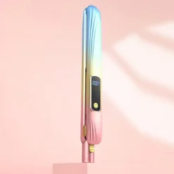 PIASTRA PER CAPELLI IN CERAMICA PROFESSIONALE 2IN1 Q-M125 PORTATILE DISPLAY LCD