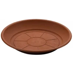 PIATTO SOTTOVASO TONDO PIATTI VASI FIORI PIANTE PER FIORIERA PLASTICA DIAM. 16CM
