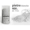 PIETRE DECORATIVE VASO PIANTE LAVORETTI DECOUPAGE BIANCHE 400 GR 2,5-4 MM 735639