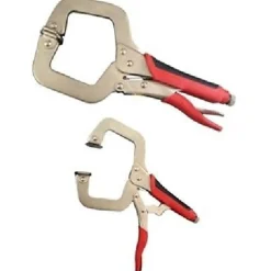 PINZA A MORSETTO CON GANASCE A CON COLLO DI CIGNO A GRIP SCATTO 10"