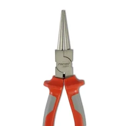 PINZA BECCHI LUNGHI DIRITTI MEZZOTONDI ZIGRINATI PUNTA CONICA 200 MM