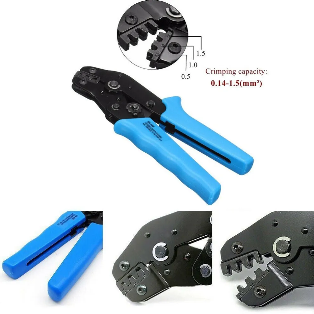 PINZA CRIMPATRICE PER TERMINALI AWG26-16 0.14-1.5 MM² CRIMPATURA SN-48B