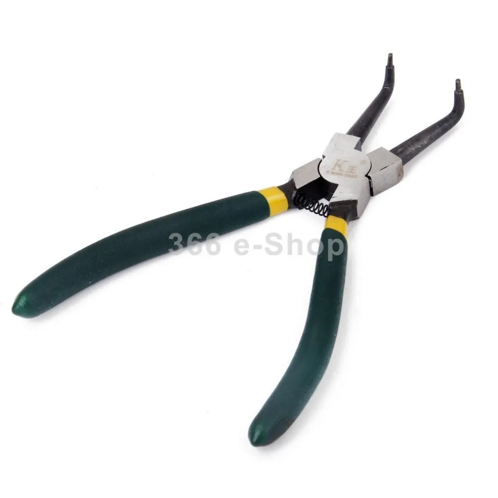 PINZA FERMI APRI ANELLI ELASTICI DI SICUREZZA CON BECCHI PIEGATI A 90°