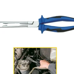 PINZA LUNGA PER CANDELE DI ACCENSIONE DRITTA PER OFFICINA MECCANICO AUTO 240mm