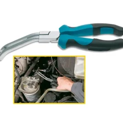 PINZA LUNGA PER CANDELE DI ACCENSIONE CURVA PER OFFICINA MECCANICO AUTO