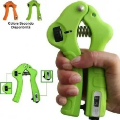 PINZA MANO HAND GRIP POTENZIAMENTO MUSCOLI AVAMBRACCIO REGOLABILE CON CONTATORE