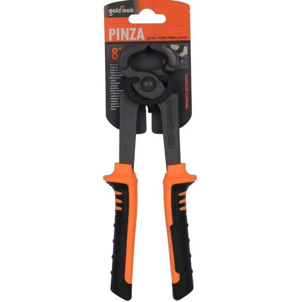 PINZA PER FERRAIOLI TENAGLIA CEMENTISTI 8" IN ACCIAIO CROMO VANADIO 21 CM