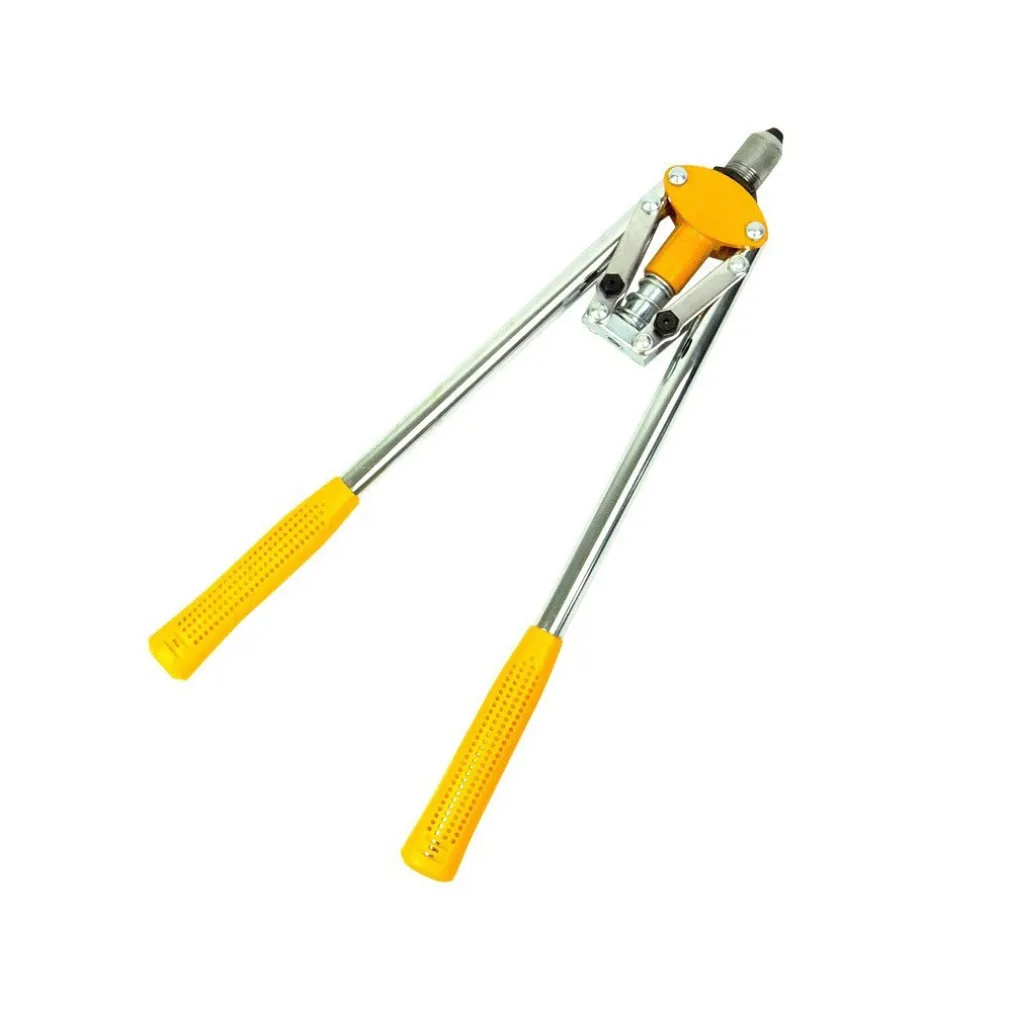 PINZA RIVETTATRICE DOPPIO MANICO CON ASTE LUNGHE 17" RIVETTI DA 3.2 4.0 4.8