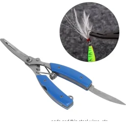 PINZE DA PESCA COLTELLO FORBICE MULTIFUNZIONALE PESCATORE MARE FIUME