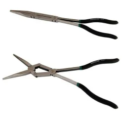 PINZE EXTRA LUNGHE 13'' BECCO DRITTO A DOPPIO SNODO PER VALVOLE MOLLE 101501