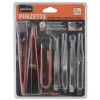 PINZETTE IN ACCIAIO PINZE INDUSTRIALI DI PRECISIONE MODELLISMO ELETTRONICA 7 PZ